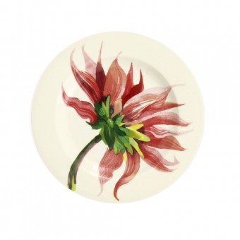 6 1/2 Inch Plate Flowers Pink Dahlia